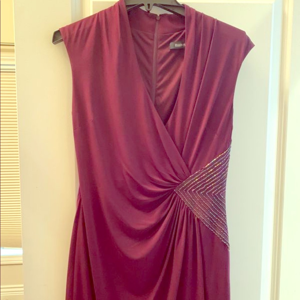 Stunning Wine colored cocktail dress